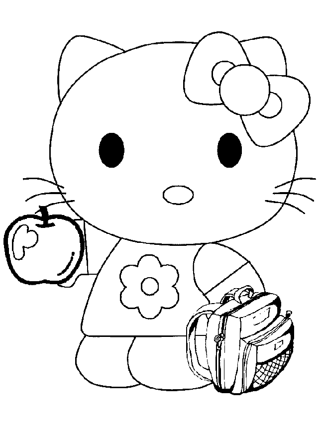 Hello Kitty kolorowanki